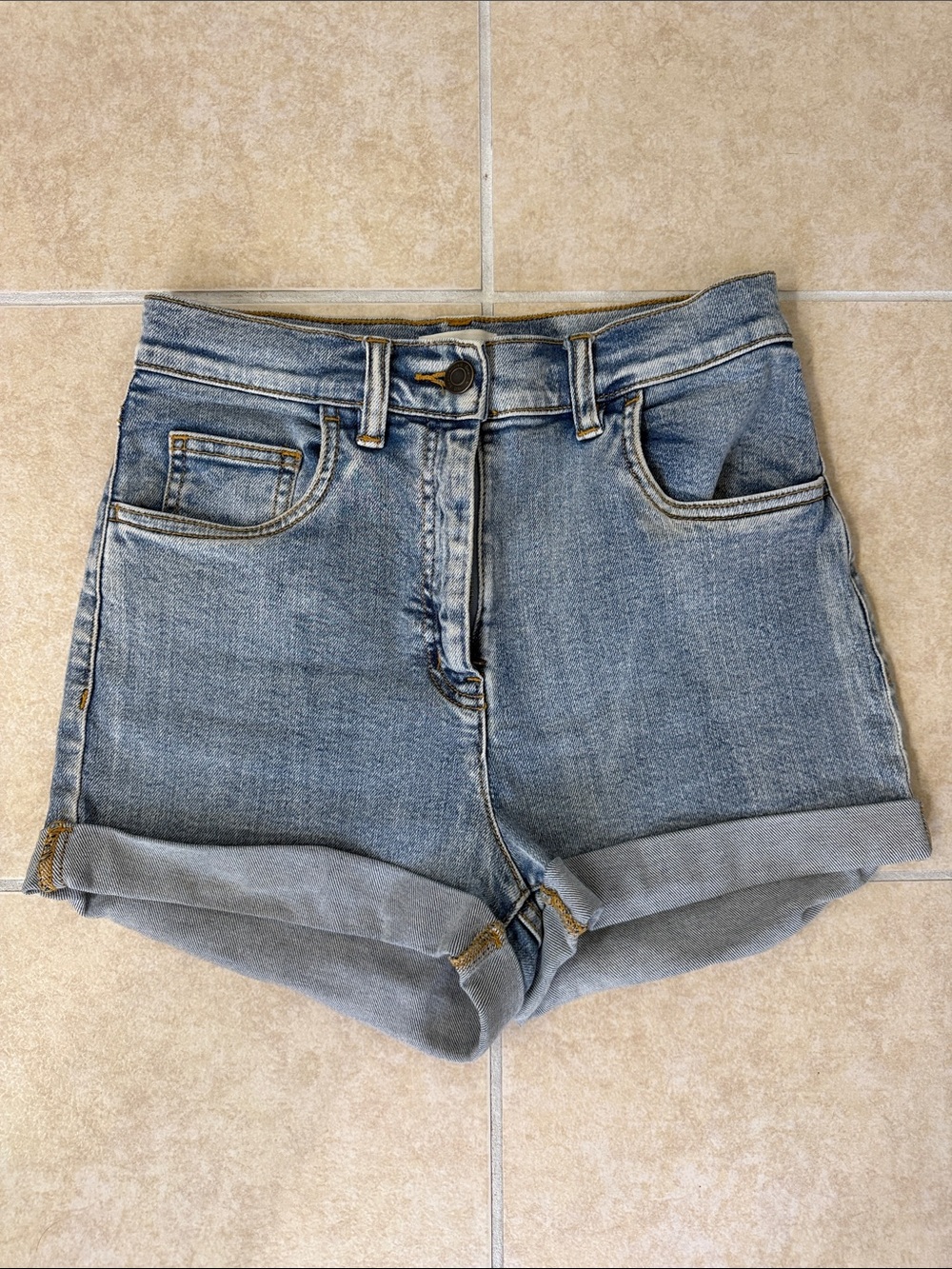 Wilfred High-Rise Light Blue Denim Women's Shorts
